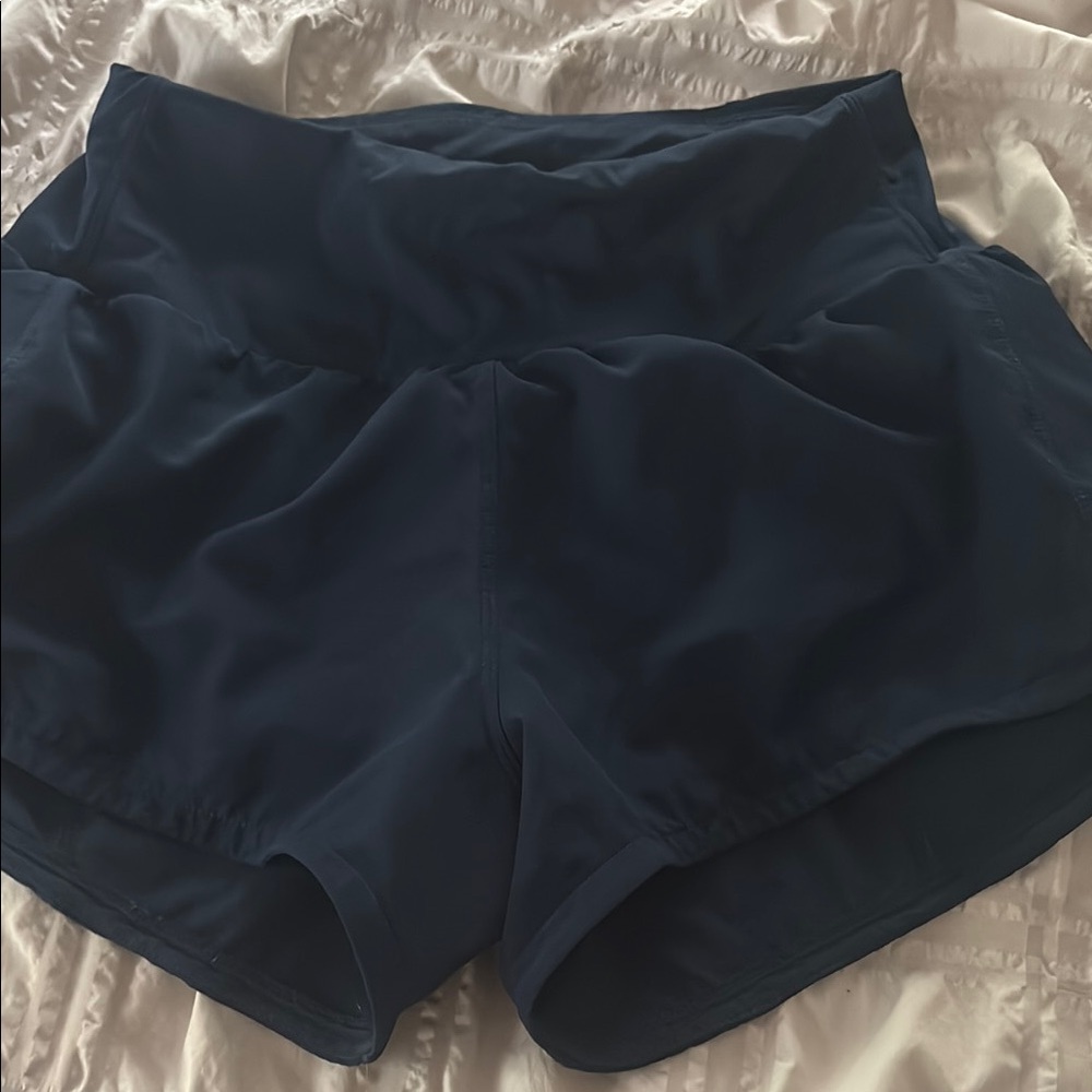 Amazon Essentials Blue Athletic Shorts Lightweight Moisture-Wicking